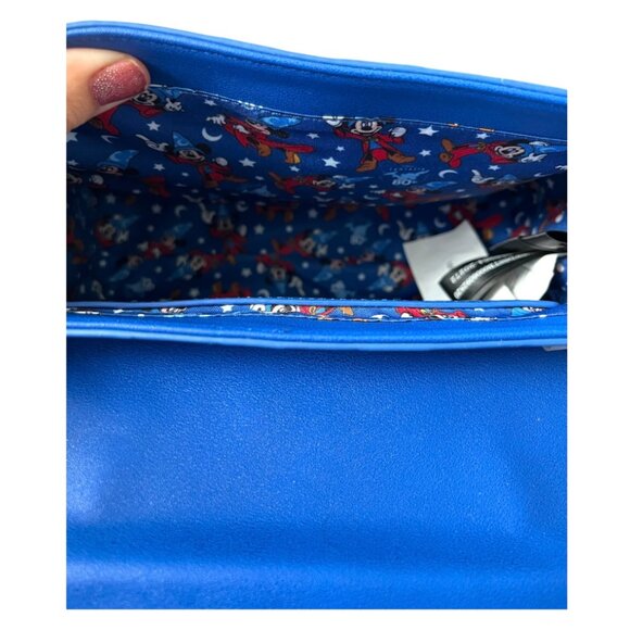 Loungefly Stitch Shoppe Disney Fantasia Sorcerer Mickey Shoulder Bag - S.O.R. - Picture 8 of 8